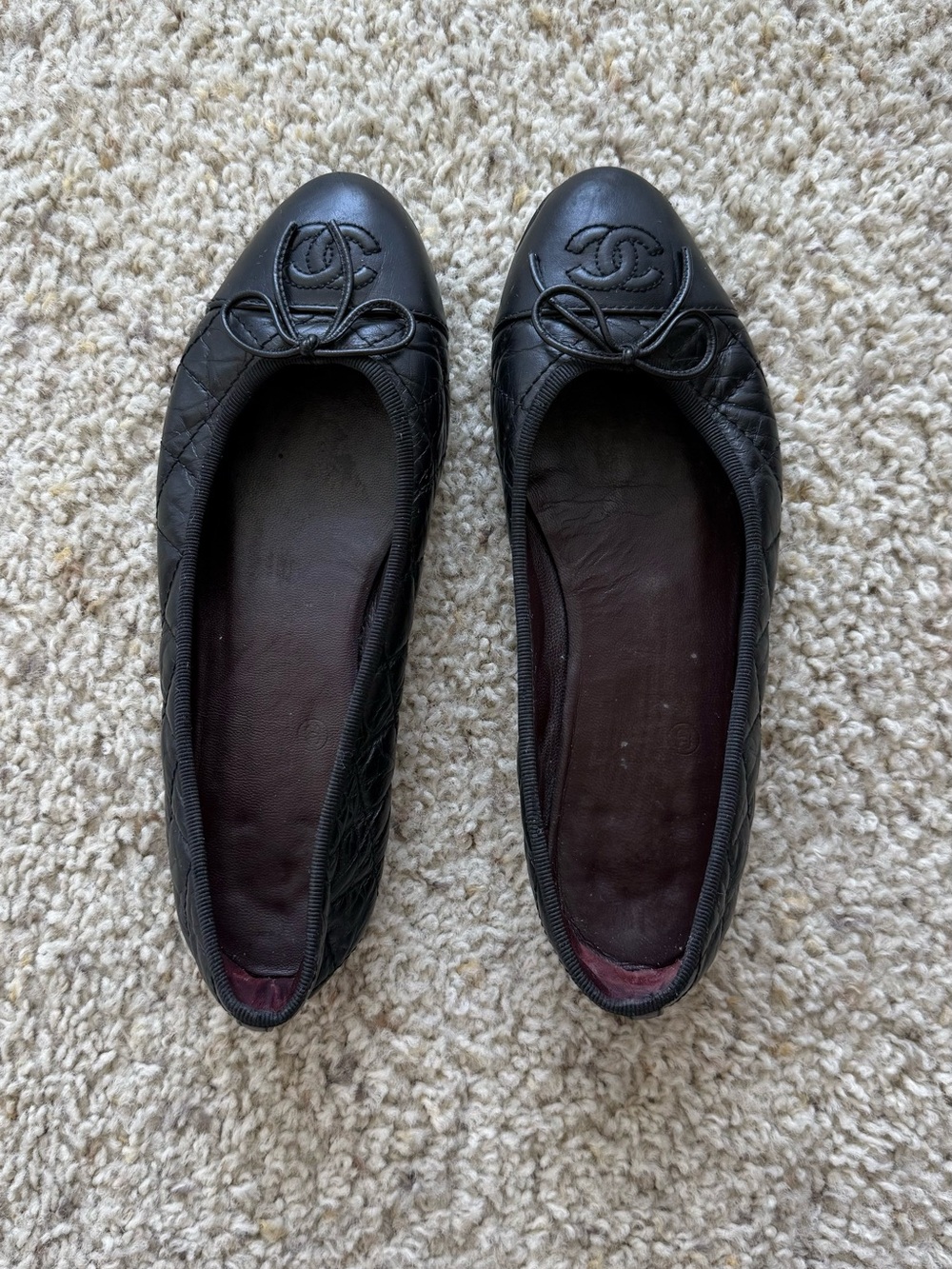 Chanel Women’s Lambskin Ballet Flats
